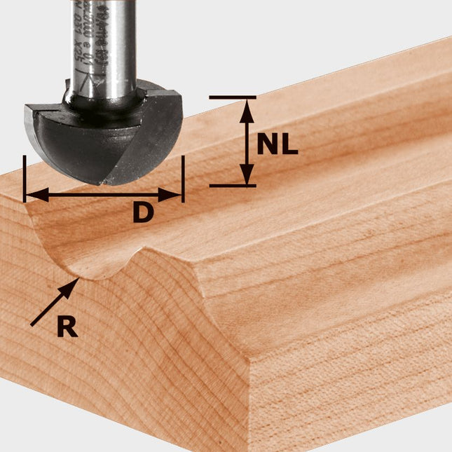 Festool HW S12 D30/20/R15 Hohlkehlfräser ( 491104 ) für OF 1400, OF 2000, OF 2200