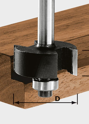 Festool HW S8 D31,7/NL 12,7 Falzfräser ( 491022 ) für OF 900, OF 1000, OF 1010, OF 1010 R, OF 1400, OF 2000, OF 2200