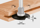 Festool HW D40x2 Scheibennutfräser ( 491040 ) für OF 900, OF 1000, OF 1010, OF 1010 R, OF 1400, OF 2000, OF 2200