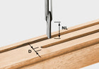 Fraise à rainurer Festool HS S8 D 5/12 (490943) pour OF 900, OF 1000, OF 1010, OF 1010 R, OF 1400, OF 2000, OF 2200