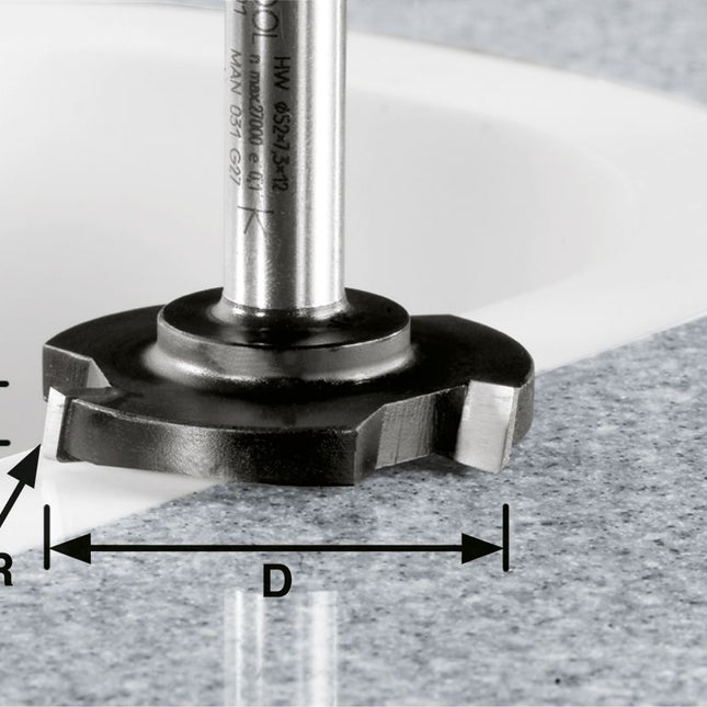 Festool HW D 52/R1ss S12 Planfräser ( 492701 ) für OF 1400, OF 2000, OF 2200
