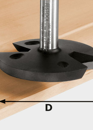 Festool HW D68/14/R35 S12 Abplattfräser ( 492712 ) für OF 1400, OF 2000, OF 2200