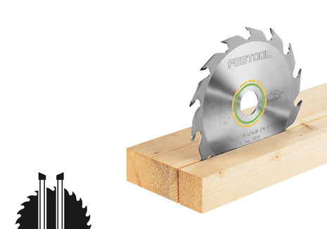 Hoja de sierra circular Festool HW 225x2,6x30 PW18 WOOD RIP CUT (496303) para CS 70