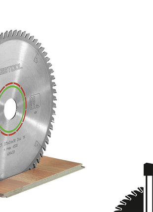 Hoja de sierra circular Festool HW 260x2,5x30 WZ/FA64 LAMINADO/HPL (494606) para KS 120, KS 88