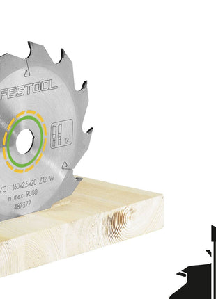 Lame de scie circulaire Festool HW 350x3,5x30 W24 WOOD STANDARD (769667) pour HK 132, CSP 132