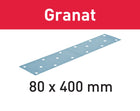 Festool STF 80X400 P100 GR/50 bandes abrasives grenat (499631) pour LRS 400, HSK-A 80x400 / 80x200