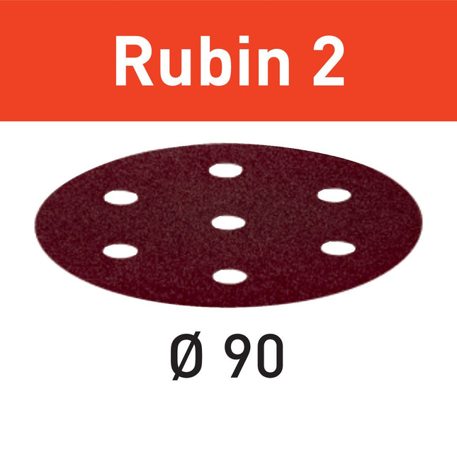 Festool STF D90/6 P150 RU2/50 Schleifscheibe Rubin 2 ( 499082 ) für RO 90 DX