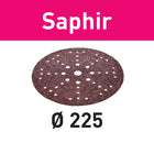 Festool STF D225/48 P24 SA/25 Schleifscheibe Saphir ( 205650 ) für Langhalsschleifer PLANEX LHS 2 225 EQ(I), PLANEX 225 EQ, PLANEX LHS-E 225 easy, PLANEX LHS 2-M 225 EQ