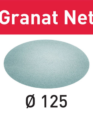 Festool STF D125 P240 GR NET/50 Filet abrasif grenat (203300) pour RO 125, ES 125, ETS 125, ETSC 125, ES-ETS 125, ES-ETSC 125, ETS EC 125, LEX 125