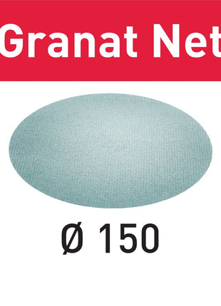 Festool STF D150 P400 GR NET/50 malla abrasiva Granate Net (203311) para RO 150, ES 150, ETS 150, ETS EC 150, LEX 150, WTS 150, HSK-D 150