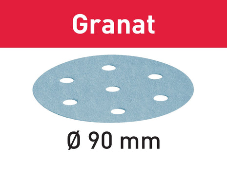 Festool STF D90/6 P500 GR/100 disque abrasif grenat (498326) pour RO 90 DX