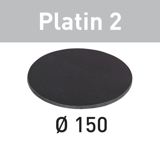 Festool STF D150/0 S2000 PL2/15 Schleifscheibe Platin 2 ( 492371 ) für RO 150, ES 150, ETS 150, ETS EC 150, LEX 150, WTS 150, HSK-D 150