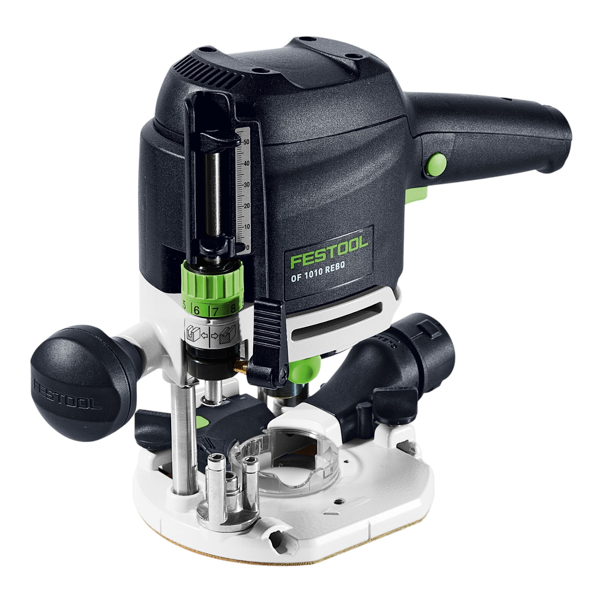 Festool OF 1010 REBQ FS Set Oberfraese 1010 W 55 mm Hub 578051 Fuehrungsschiene Systainer 1 - toolbrothers