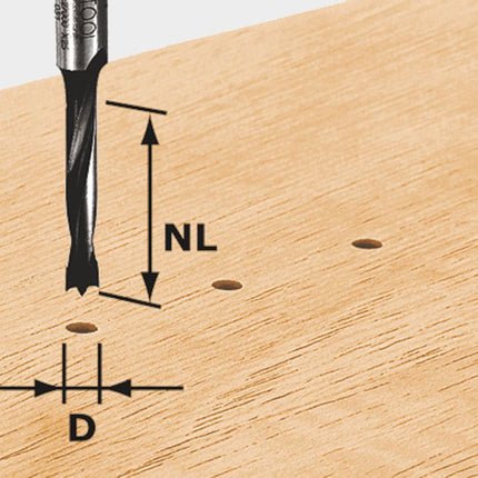 Festool HW S8 D10/30 Z Dübelbohrer ( 491069 ) für OF 900, OF 1000, OF 1010, OF 1010 R, OF 1400