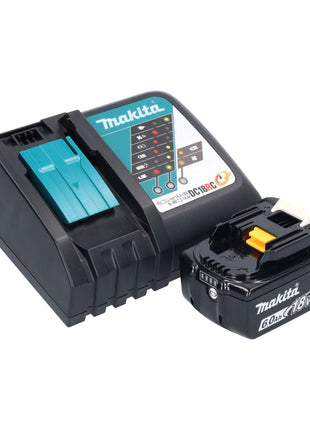 Makita DBO 380 RG1 ponceuse orbitale sur batterie 18 V 93 x 185 mm sans balais + 1x batterie 6,0 Ah + chargeur