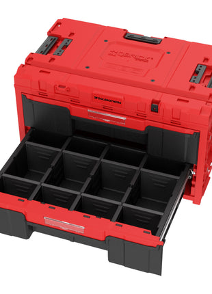 Toolbrothers RHINO XXL Drawer 2 ULTRA Vario+ Toolbox Custom Werkzeugbox 587 x 380 x 340 mm 29 l mit zwei Schubladen