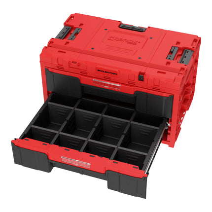 Toolbrothers RHINO XXL Drawer 2 ULTRA Schubladenkoffer mit zwei Schubläden + Trennwände 29 L IP66