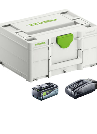 Kit d'énergie Festool SYS 18V 1x8.0/SCA16 1x batterie 18 V 8.0 Ah (577323) + chargeur (576953) + systainer