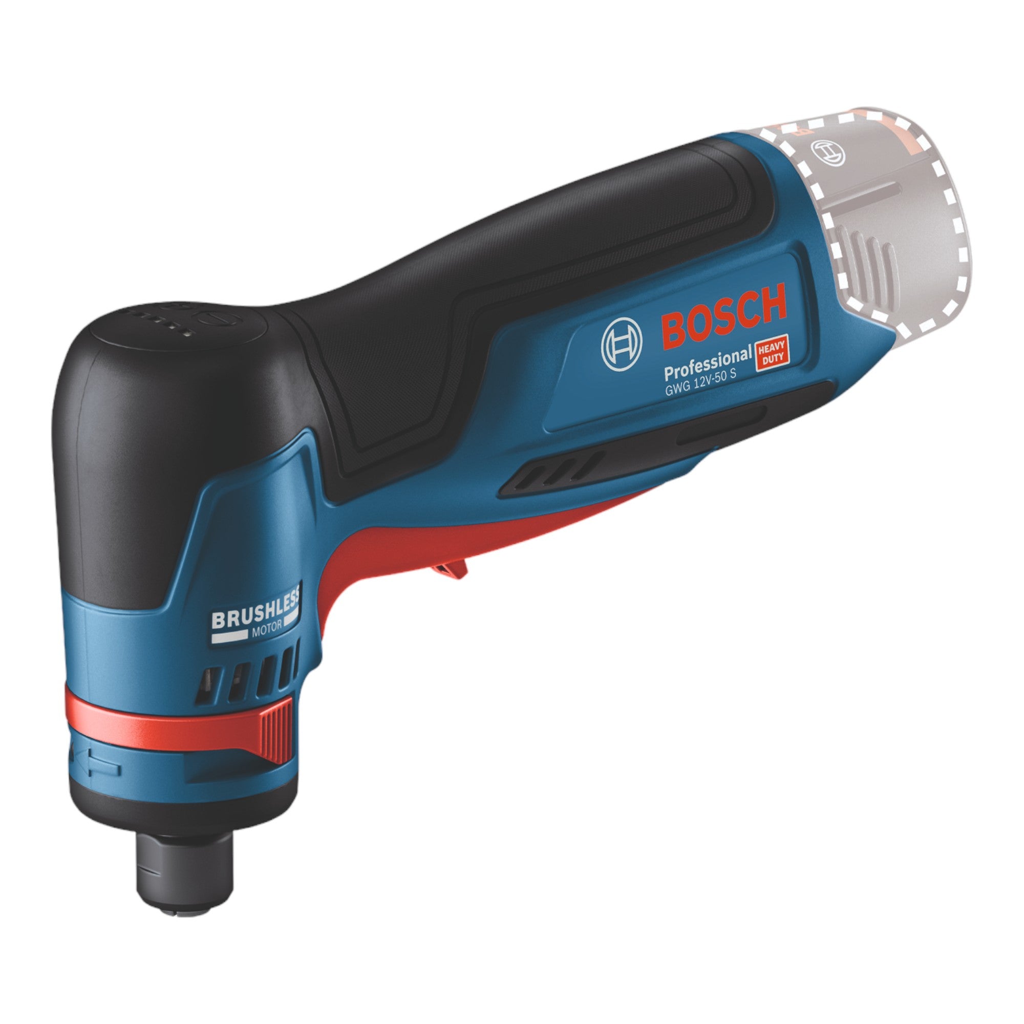 Bosch GWG 12V 50 S Professional Akku Geradschleifer 12 V 6 mm Brushless Solo 06013A7000 ohne Akku ohne Ladegeraet 1 - toolbrothers
