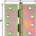 GAH Scharnier  Höhe 100 mm Breite 100 mm ( 3000200532 )