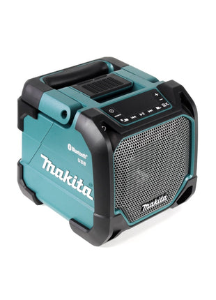 Makita DMR 202 Z Baustellen Lautsprecher 18V - für Akku- und Netzbetrieb, mit Bluetooth-Funktion, AUX-Anschluss, USB-Port und LCD Display - ohne Akku, ohne Ladegerät - Toolbrothers