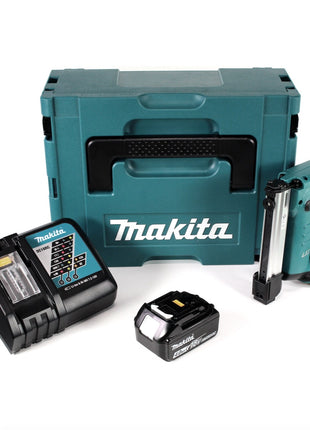 Makita DST 221 RM1J 18 V Li-ion Akku Tacker im Makpac + 1x BL 1840 B 4,0 Ah Li-Ion Akku + DC 18 RC Ladegerät - Toolbrothers