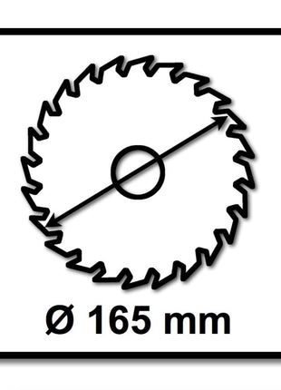 Makita SPECIALIZED Kreissägeblatt für Holz 165 x 20 x 1,85 mm 48 Zähne ( B-56764 ) - Toolbrothers