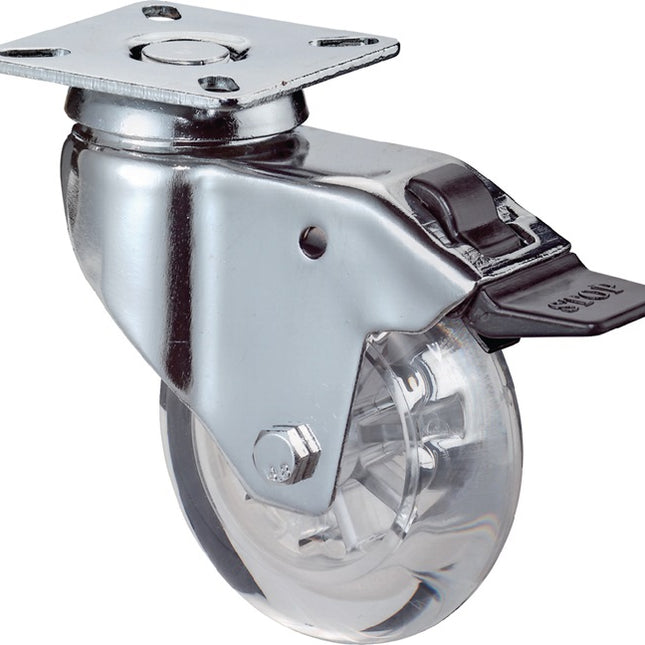 BS ROLLEN Lenkrolle mit Feststeller  Rad-Ø 50 mm Tragfähigkeit 40 kg ( 3000275124 )