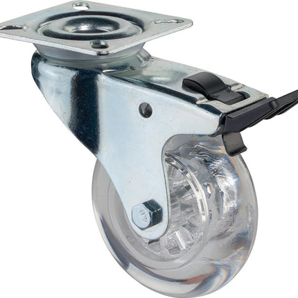 BS ROLLEN Lenkrolle mit Feststeller  Rad-Ø 50 mm Tragfähigkeit 40 kg ( 3000275196 )