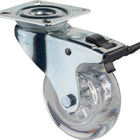 BS ROLLEN Lenkrolle mit Feststeller  Rad-Ø 75 mm Tragfähigkeit 50 kg ( 3000275197 )