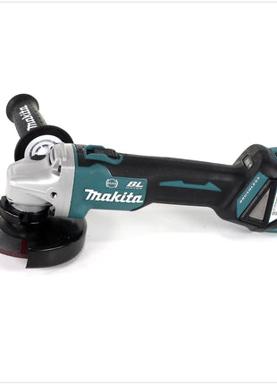 Makita DGA 513 RGJ Akku Winkelschleifer 18 V 125mm Brushless + 2x Akku 6,0Ah + Ladegerät + Makpac - Toolbrothers