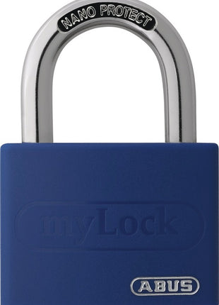 ABUS Zylindervorhangschloss T65AL/40 blau gl. Schlosskörperbreite 43 mm ( 3000280252 )