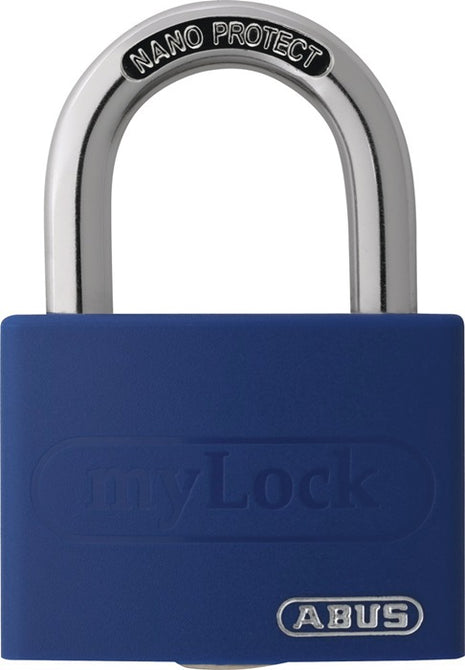 ABUS Zylindervorhangschloss T65AL/40 blau gl. Schlosskörperbreite 43 mm ( 3000280252 )