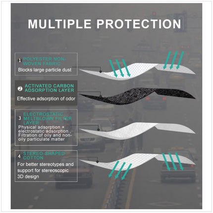 Feinstaubmaske VIC821VC FFP2 ( 10 Stück ) mit Ventil Aktivkohle ergonomisch geformt - Staubmaske Atemschutz Atemschutzmaske - Toolbrothers