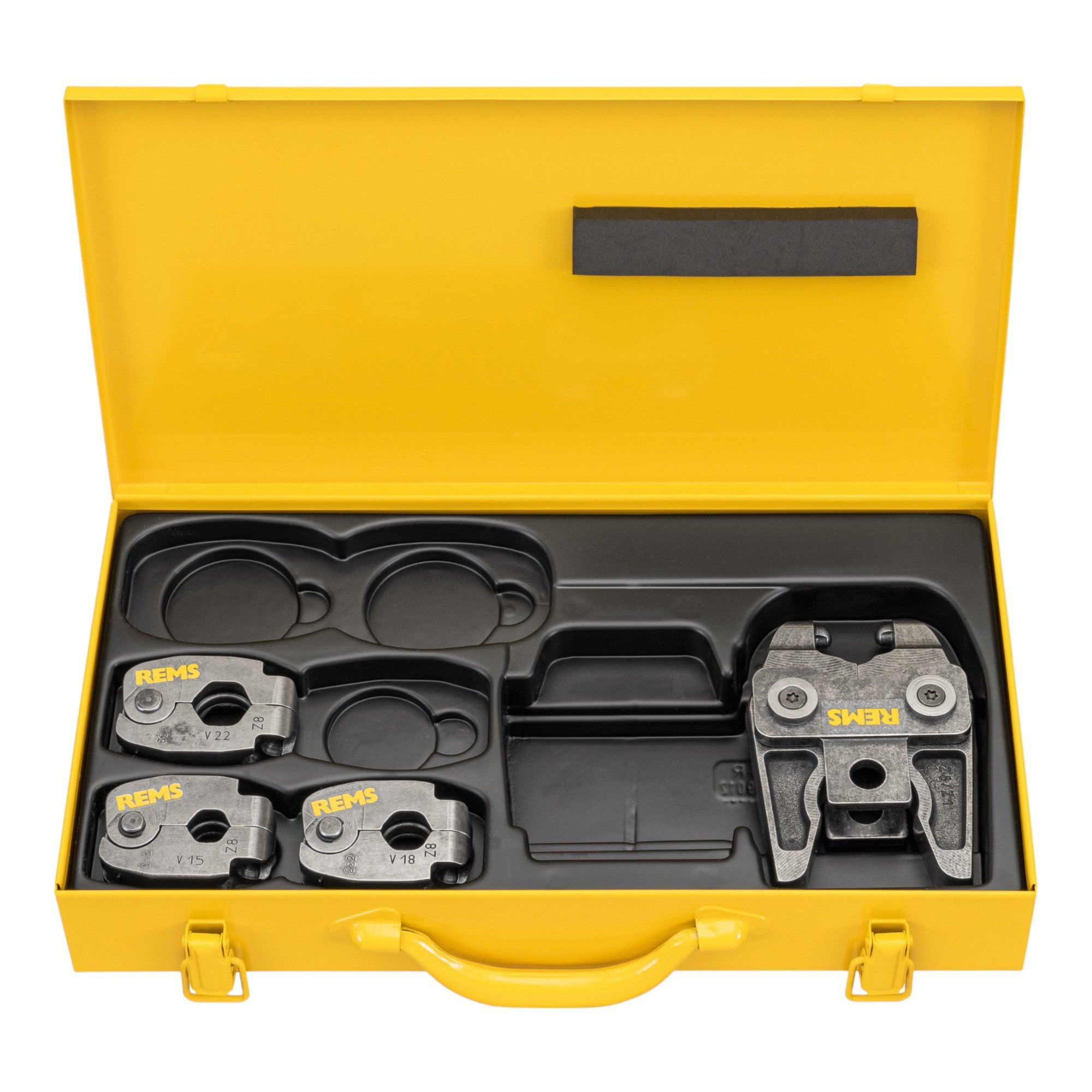 REMS Pressring Set V 15 18 22 S Z8 im Stahlblechkasten 574613 R  0 - toolbrothers
