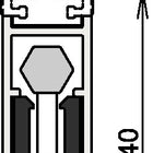 ATHMER Türdichtung Kältefeind Allround® 1-1075 1-seitig Länge 833 mm ( 3327023192 )