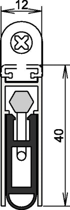 ATHMER Türdichtung Kältefeind Allround® 1-1075 1-seitig Länge 833 mm ( 3327023192 )