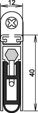 ATHMER Joint de porte Froid Allround(R) 1-1075 1 côté longueur 958 mm ( 3327023193 )