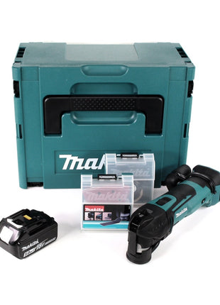 Makita DTM 51 T1JX2 Akku Multifunktionswerkzeug 18 V + 1x Akku 5,0 Ah + 39 tlg. Zubehör Set + Makpac - ohne Ladegerät - Toolbrothers