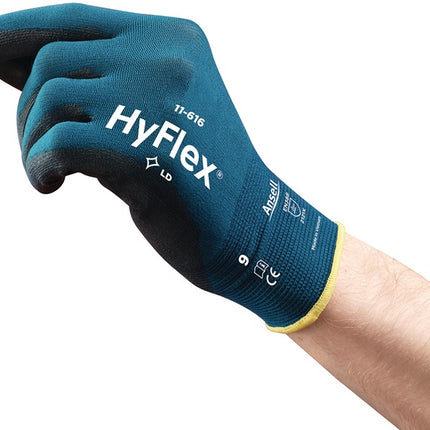 ANSELL Handschuhe HyFlex® 11-616 Größe 8 grünblau/schwarz ( 4000371327 )