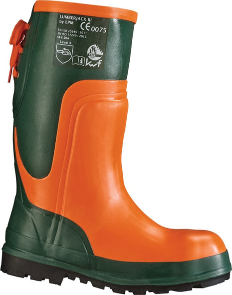 FELDTMANN Botas de seguridad forestales olmo talla 43 oliva/naranja (4000373353)