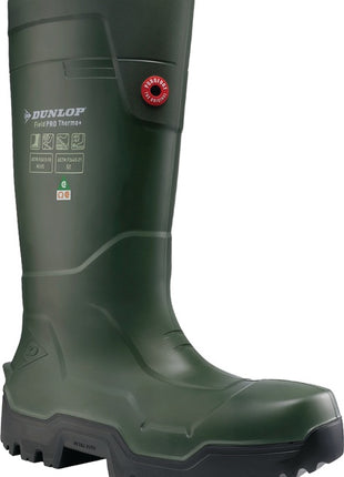 DUNLOP Bottes d'hiver de sécurité Fieldpro Thermo+ taille 47 vert ( 4000374177 )