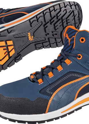 Bottes de sécurité PUMA Crosstwist MID taille 43 bleu/orange ( 4000374568 )