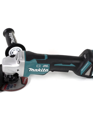 Makita DGA 517 RTJ Akku Winkelschleifer 18 V 125 mm Brushless + 2x Akku 5,0 Ah + Ladegerät + Makpac - Toolbrothers