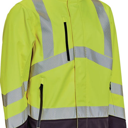 ELKA RAINWEAR Warnschutz-Softshelljacke VISIBLE XTREME Größe L ( 4000380461 )