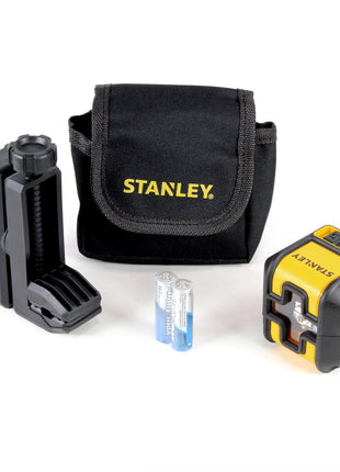 Stanley Cubix roter selbstnivellierender Kreuzlinienlaser, 12 m Reichweite ( STHT-77498-1 ) - Toolbrothers