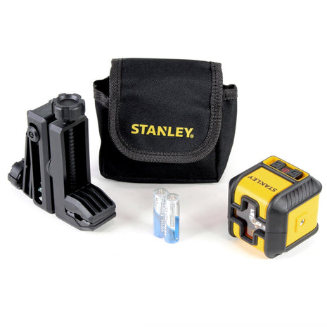 Stanley Cubix roter selbstnivellierender Kreuzlinienlaser, 12 m Reichweite ( STHT-77498-1 ) - Toolbrothers