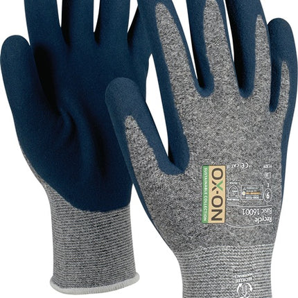 OX-ON Handschuhe Recycle Basic 16001 Größe 8 blau/hellblau ( 4000391358 )
