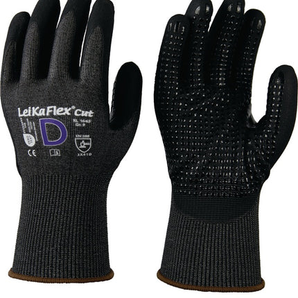 LEIPOLD Schnittschutzhandschuhe LeiKaFlex® CUT RL 1645 Größe 10 grau/schwarz ( 4000391403 )