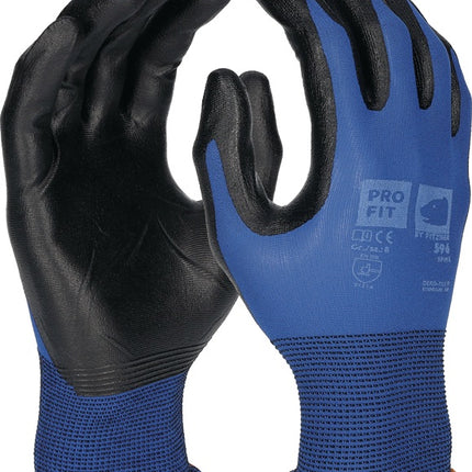 PRO FIT Handschuhe SPIKE Größe 9 blau / schwarz ( 4000391429 )